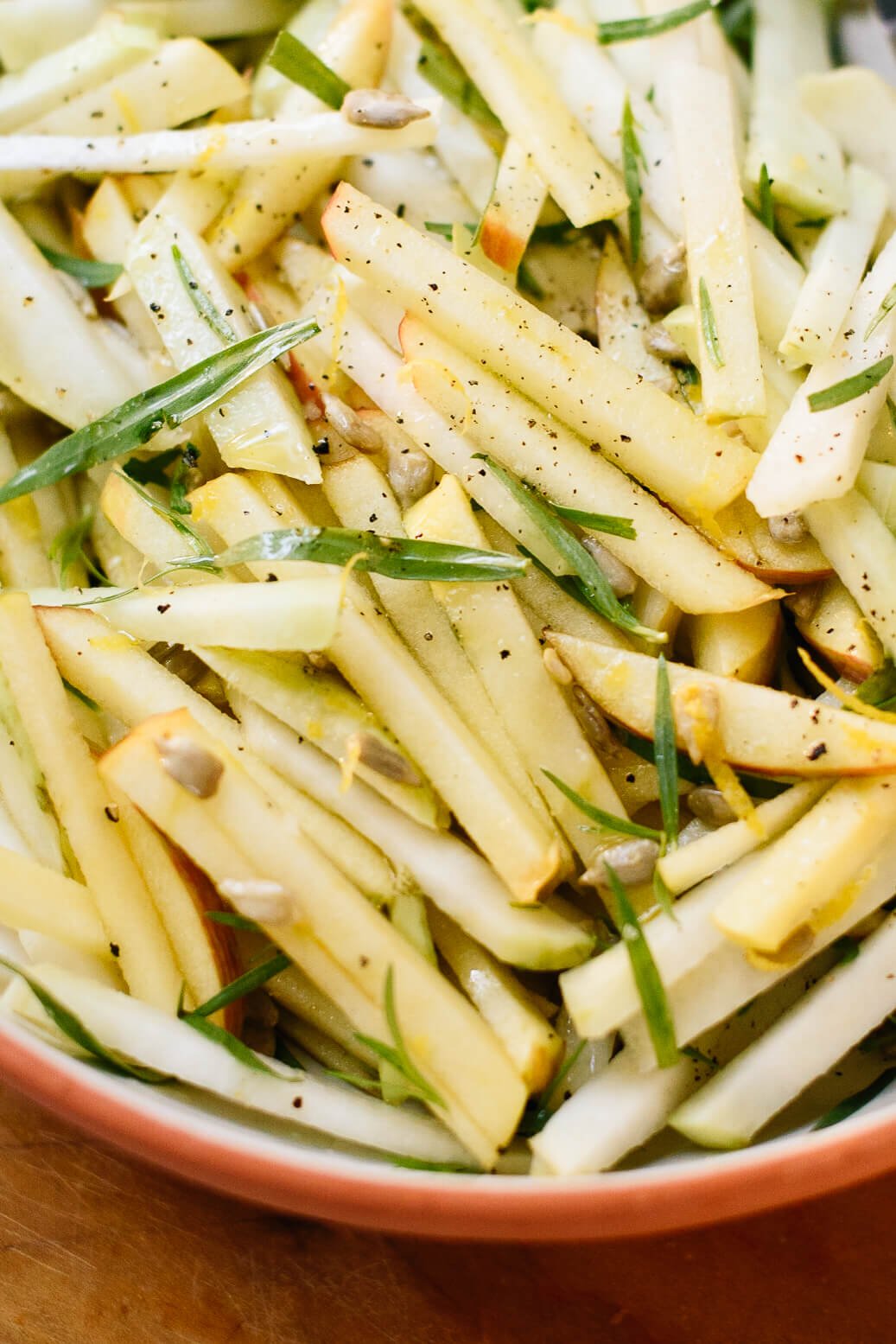 Apple kohlrabi salad