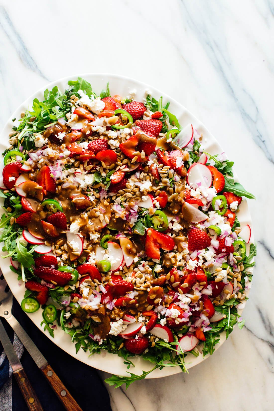 arugula strawberry salad recipe