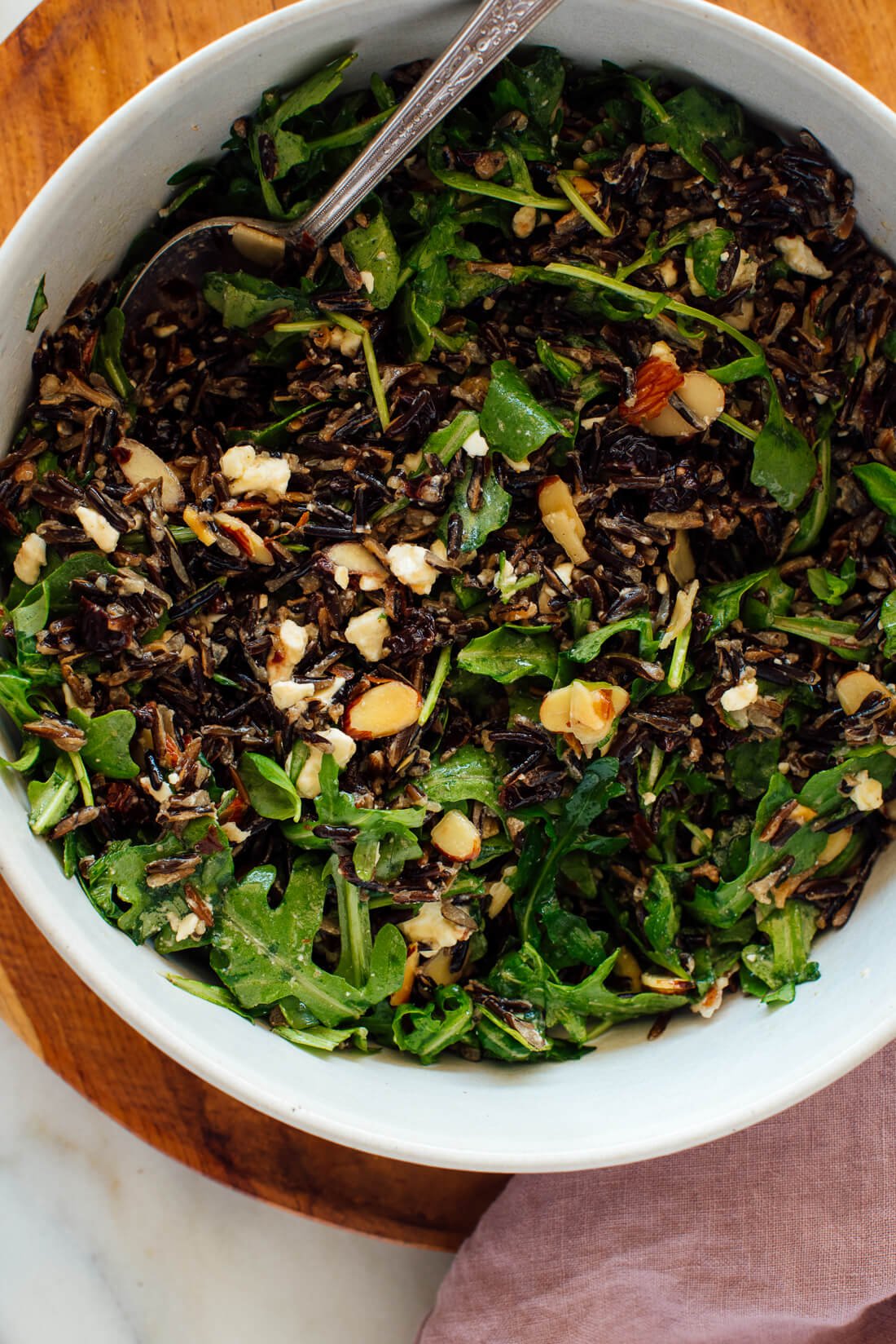 arugula wild rice salad recipe