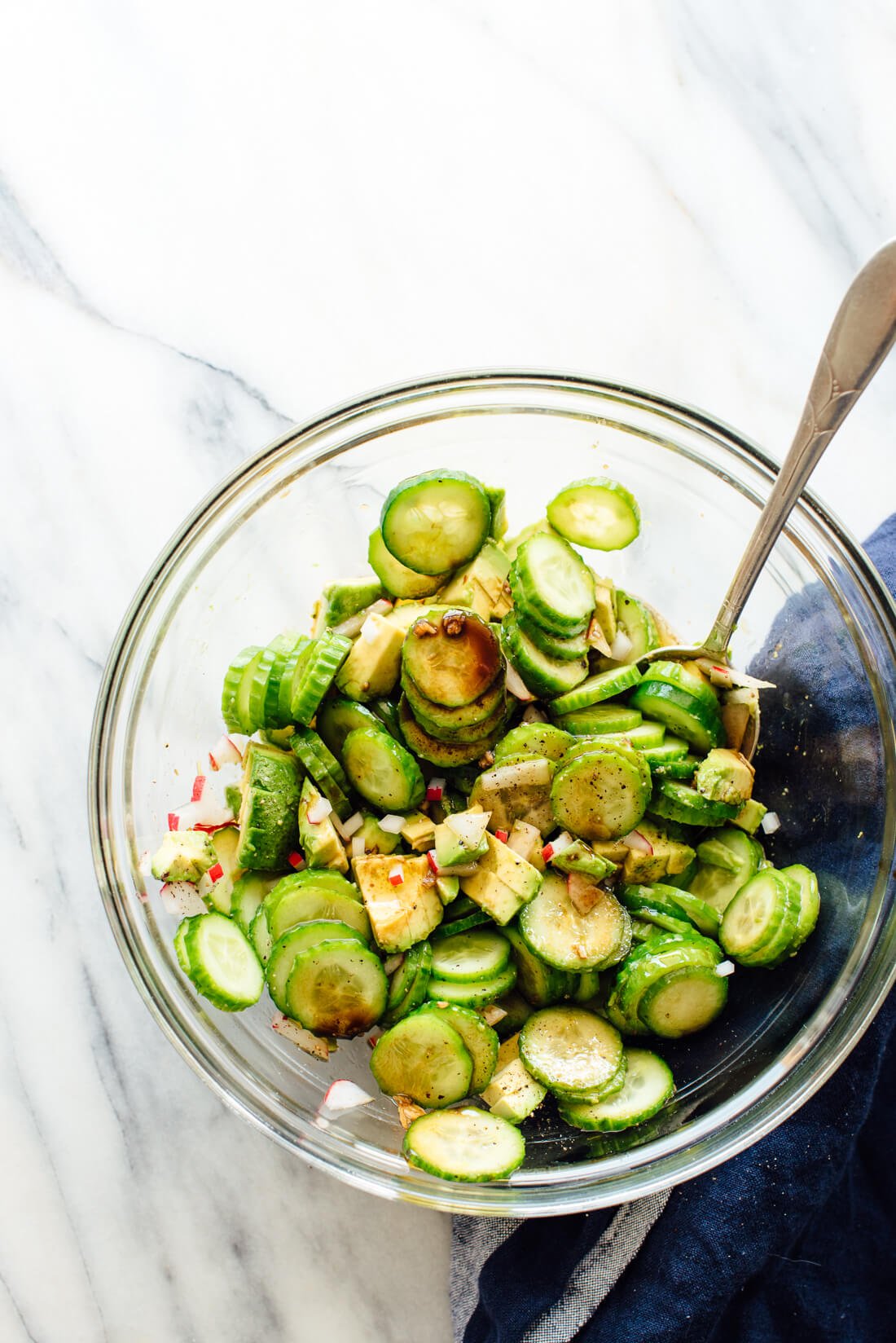 avocado cucumber salad recipe