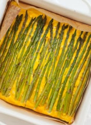 baked asparagus frittata