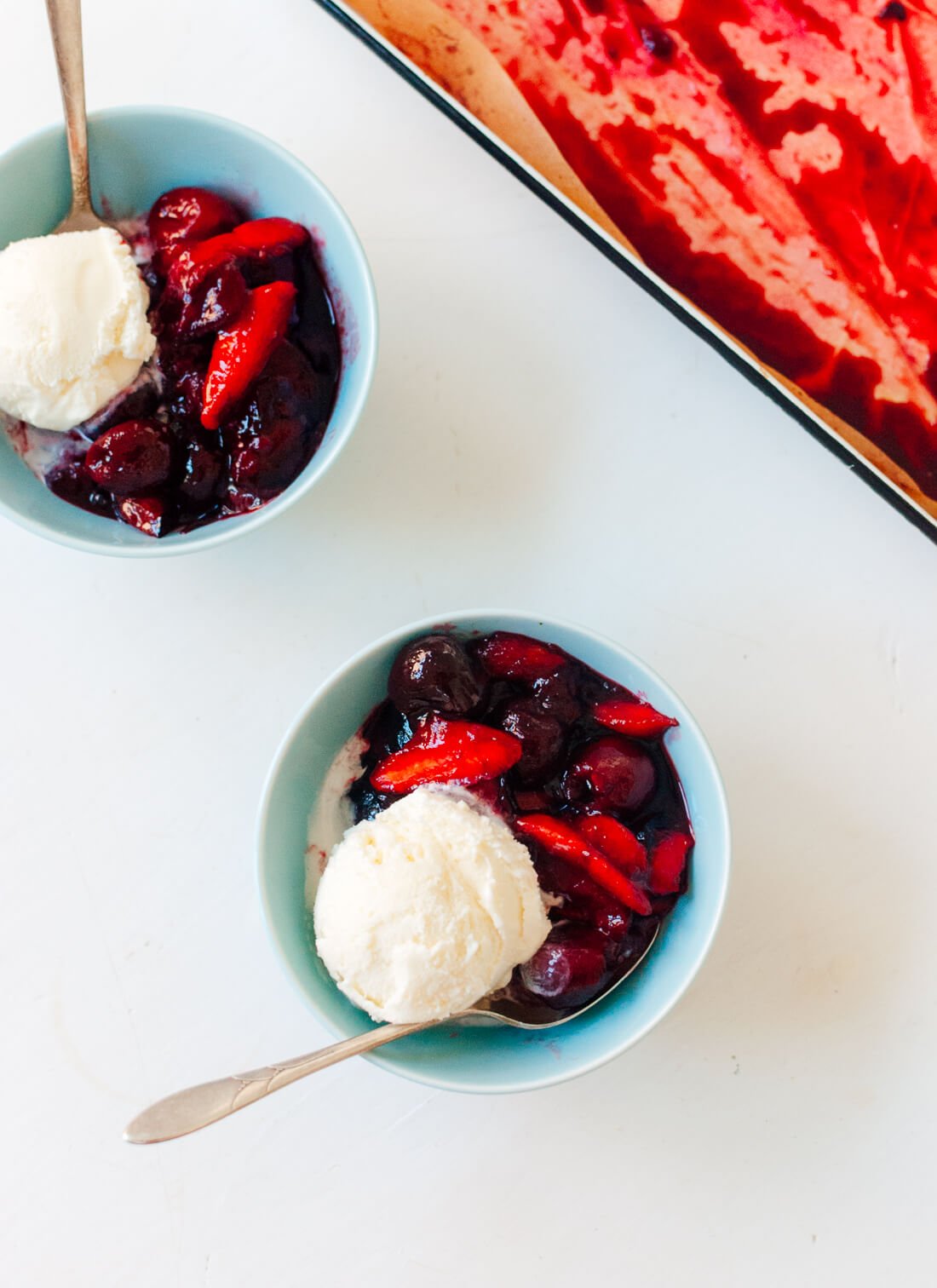 Balsamic Stone Fruit Sundae