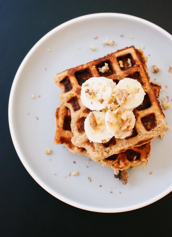 banana nut waffles recipe