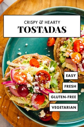 bean tostadas recipe