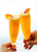 Fresh Bellini Cocktail