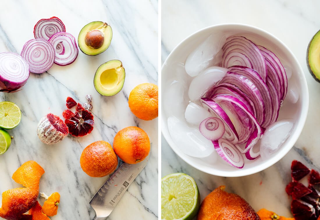 blood orange avocado salad ingredients