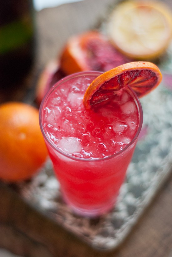 Blood Orange French 75