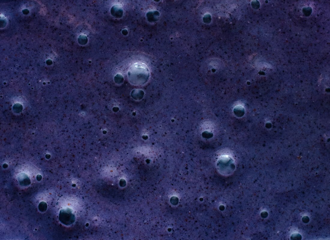 blueberry smoothie close-up