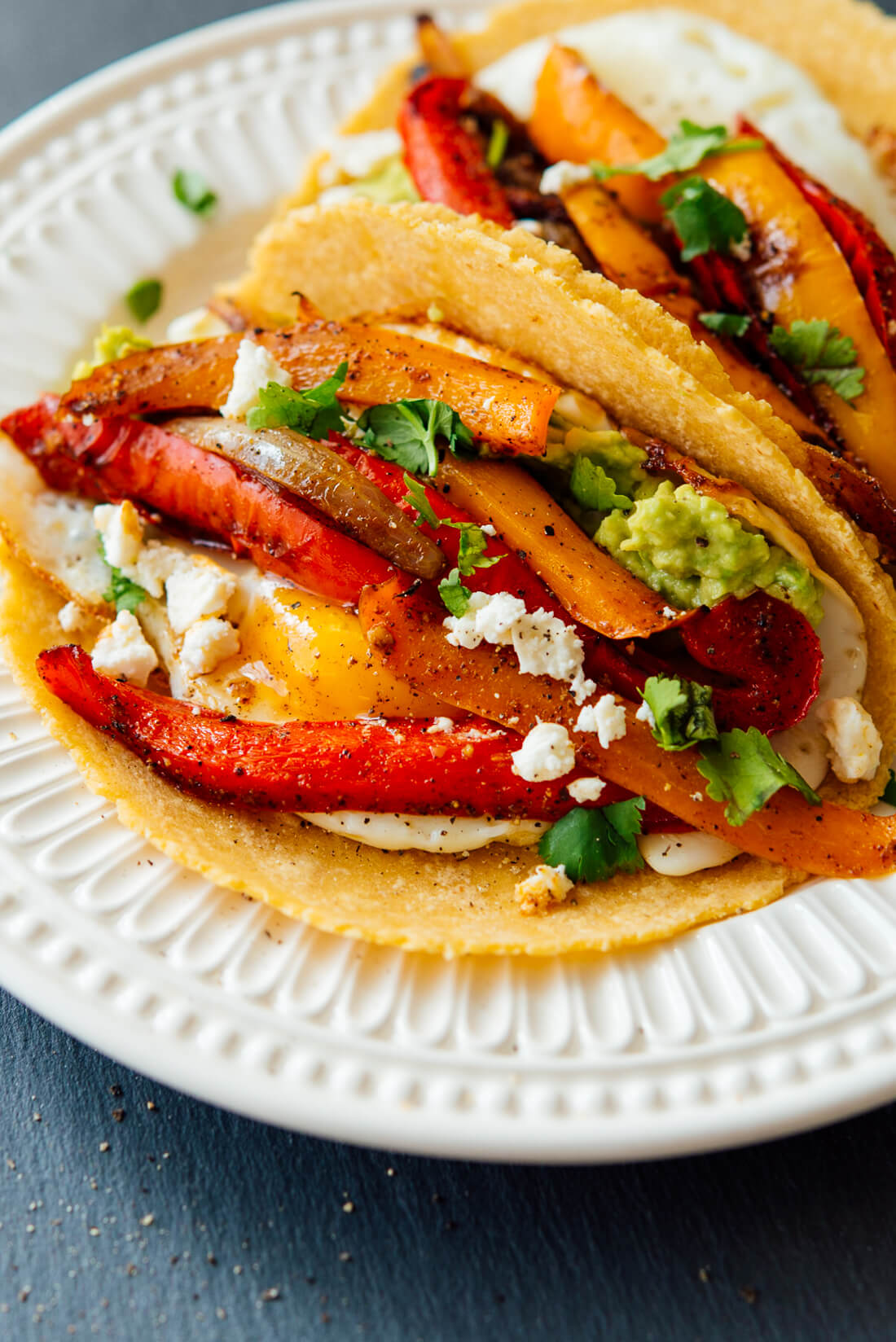 breakfast fajitas from love real food cookbook