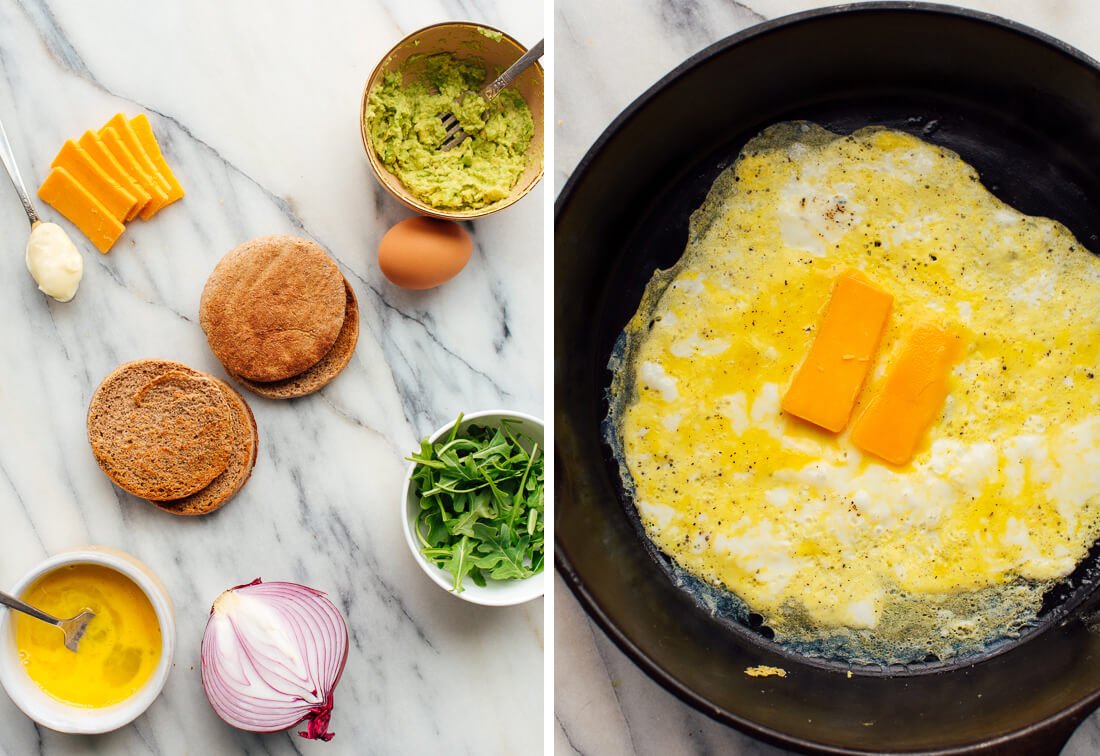 breakfast sandwich ingredients