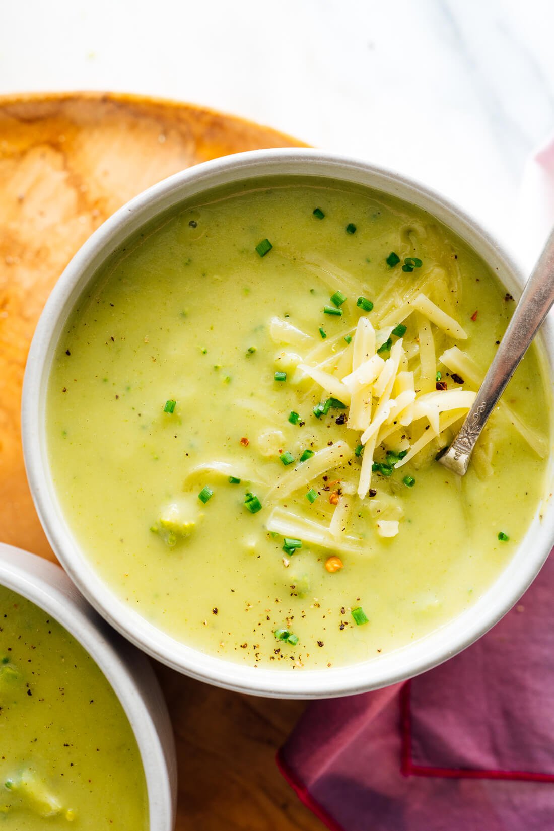 creamy broccoli cheese soup recipe