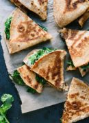 Broccoli Rabe and Black Bean Quesadillas