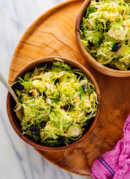 Honey Mustard Brussels Sprout Slaw