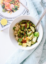 Brussels sprouts with coconut rice, from the Love and Lemons cookbook! @loveandlemons - cookieandkate.com