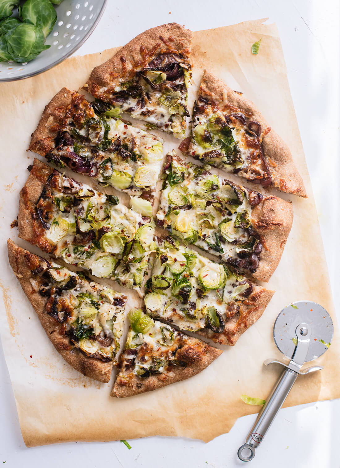 Brussels sprouts pizza recipe