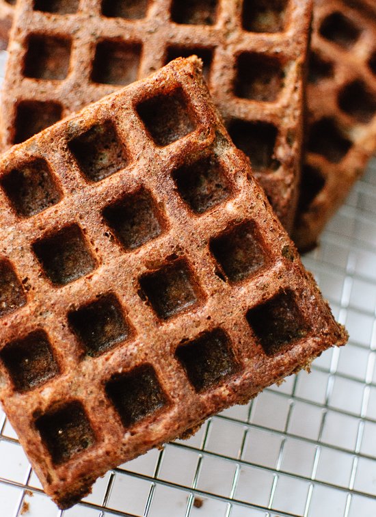 Buckwheat waffles - cookieandkate.com