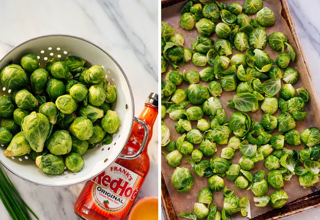 Buffalo Brussels sprouts ingredients