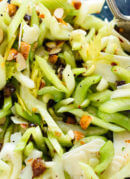 Celery Salad with Dates, Almonds and Parmesan