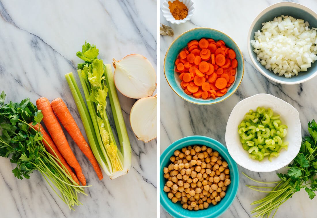 chickpea noodle soup recipe