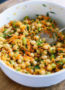 Chickpea Salad with Carrots and Dill