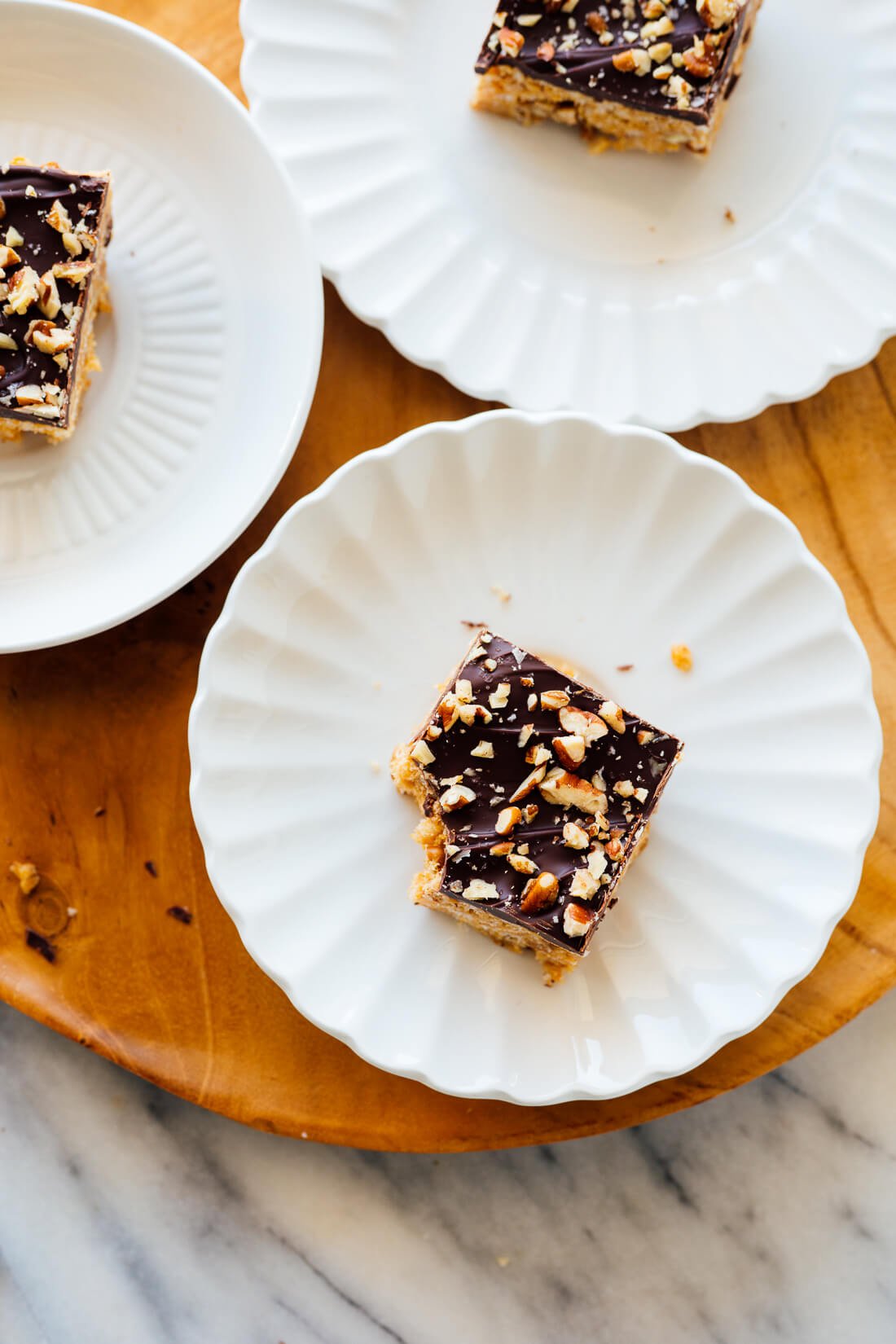 chocolate peanut butter crispy bars recipe