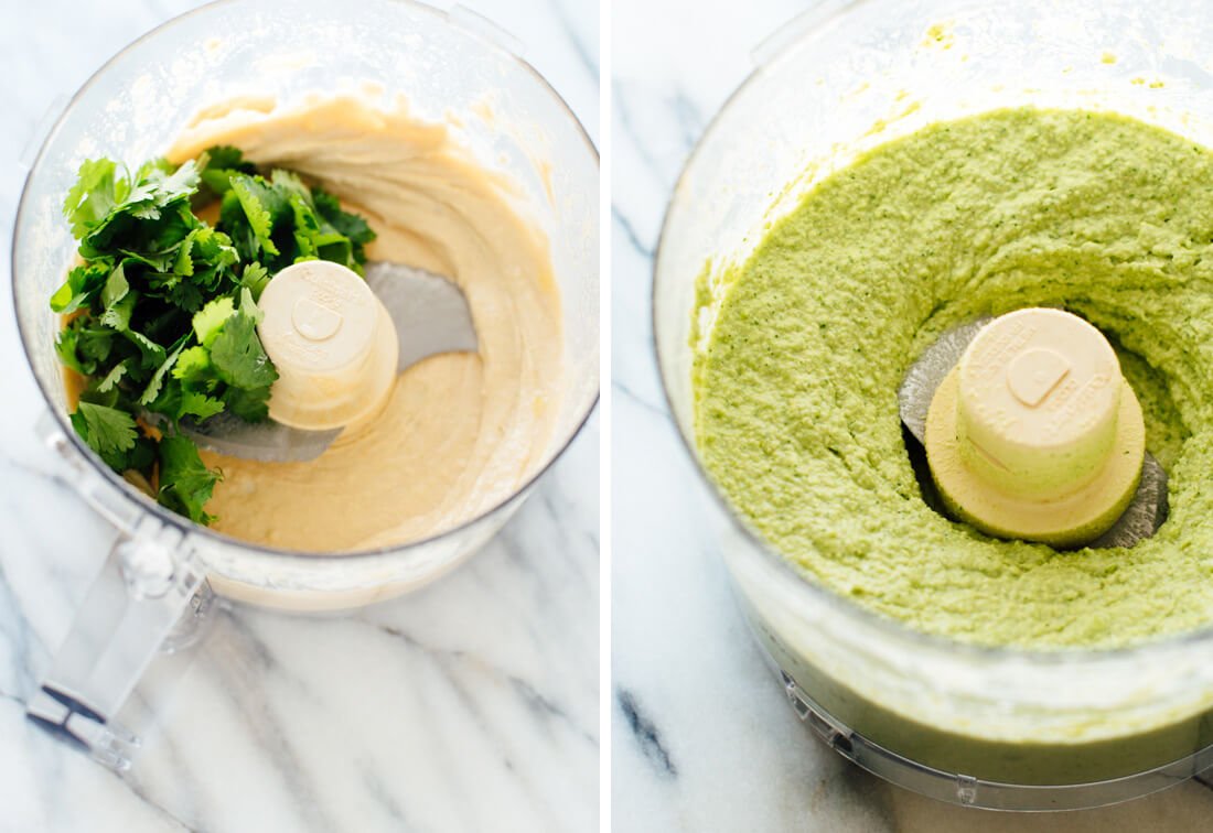 cilantro edamame hummus