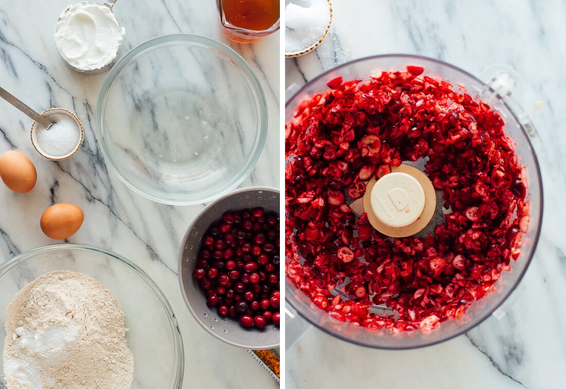 cranberry orange muffin ingredients