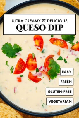 Creamy Mexican queso dip recipe