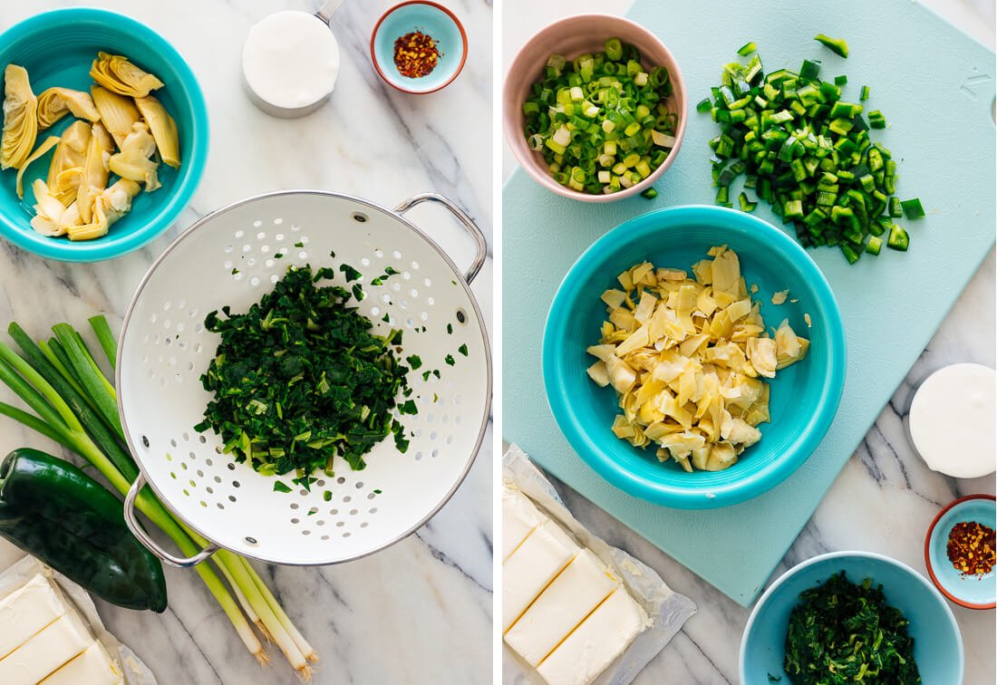 creamy spinach artichoke dip ingredients