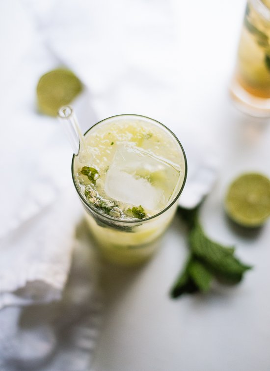 Cucumber mojito recipe - cookieandkate.com