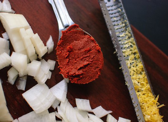 Curried cauliflower soup ingredients