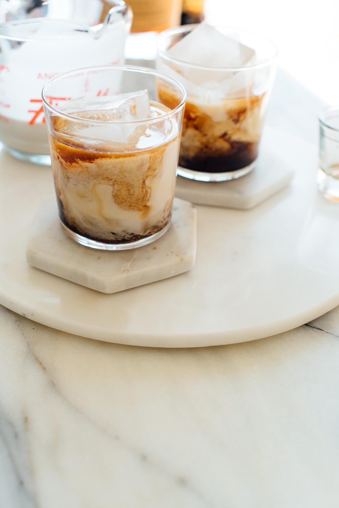 dairy-free white Russian recipe made with cashew cream