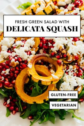 delicata squash green salad