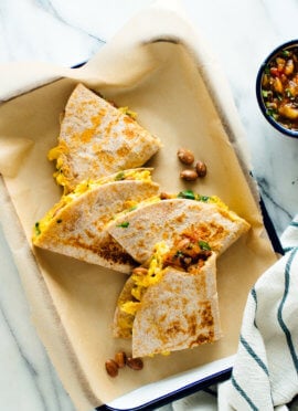 easy breakfast quesadillas