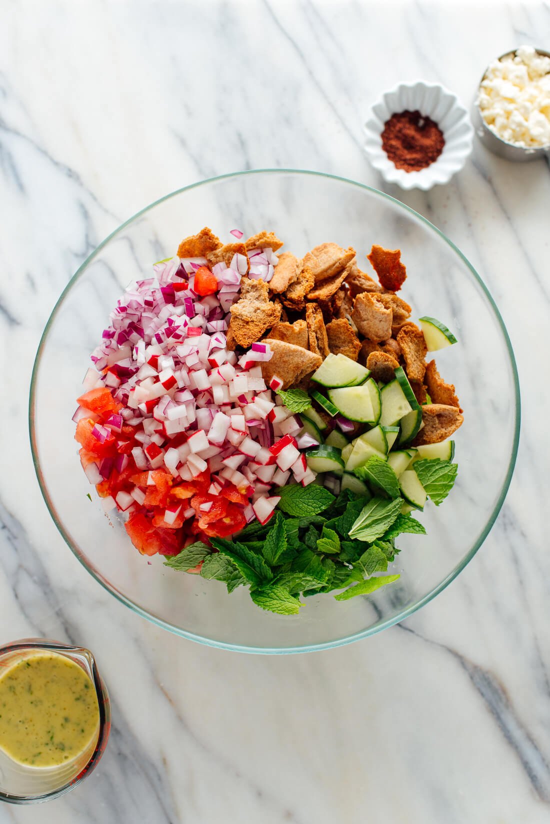 fattoush salad ingredients