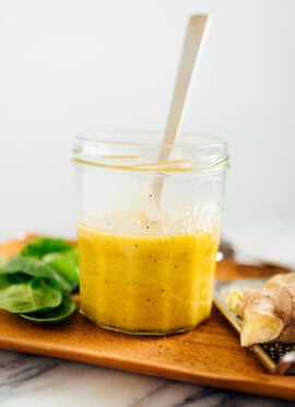 fresh ginger salad dressing recipe