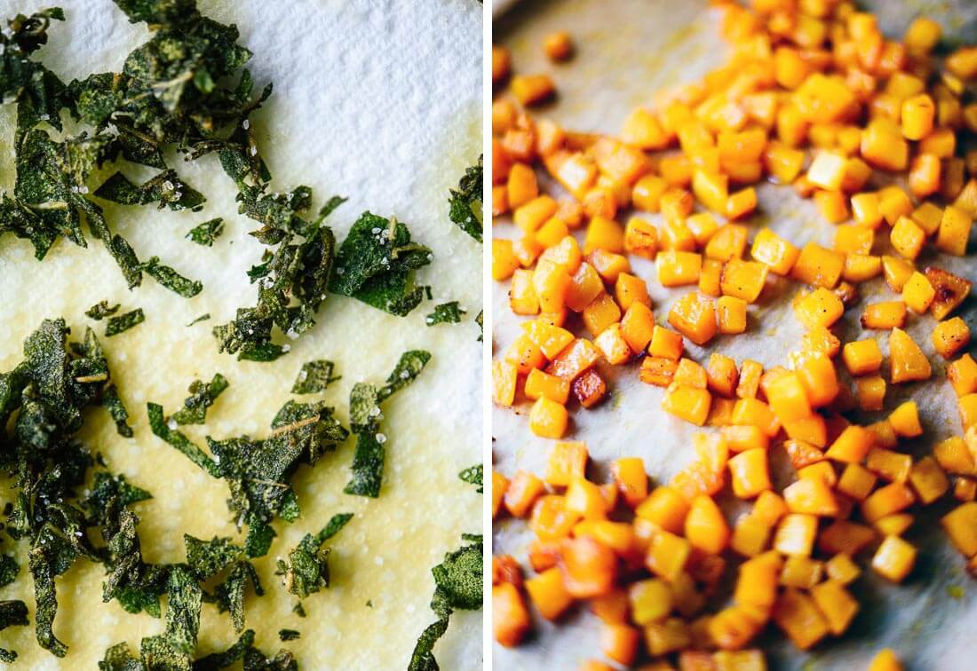 fried sage and roasted butternut