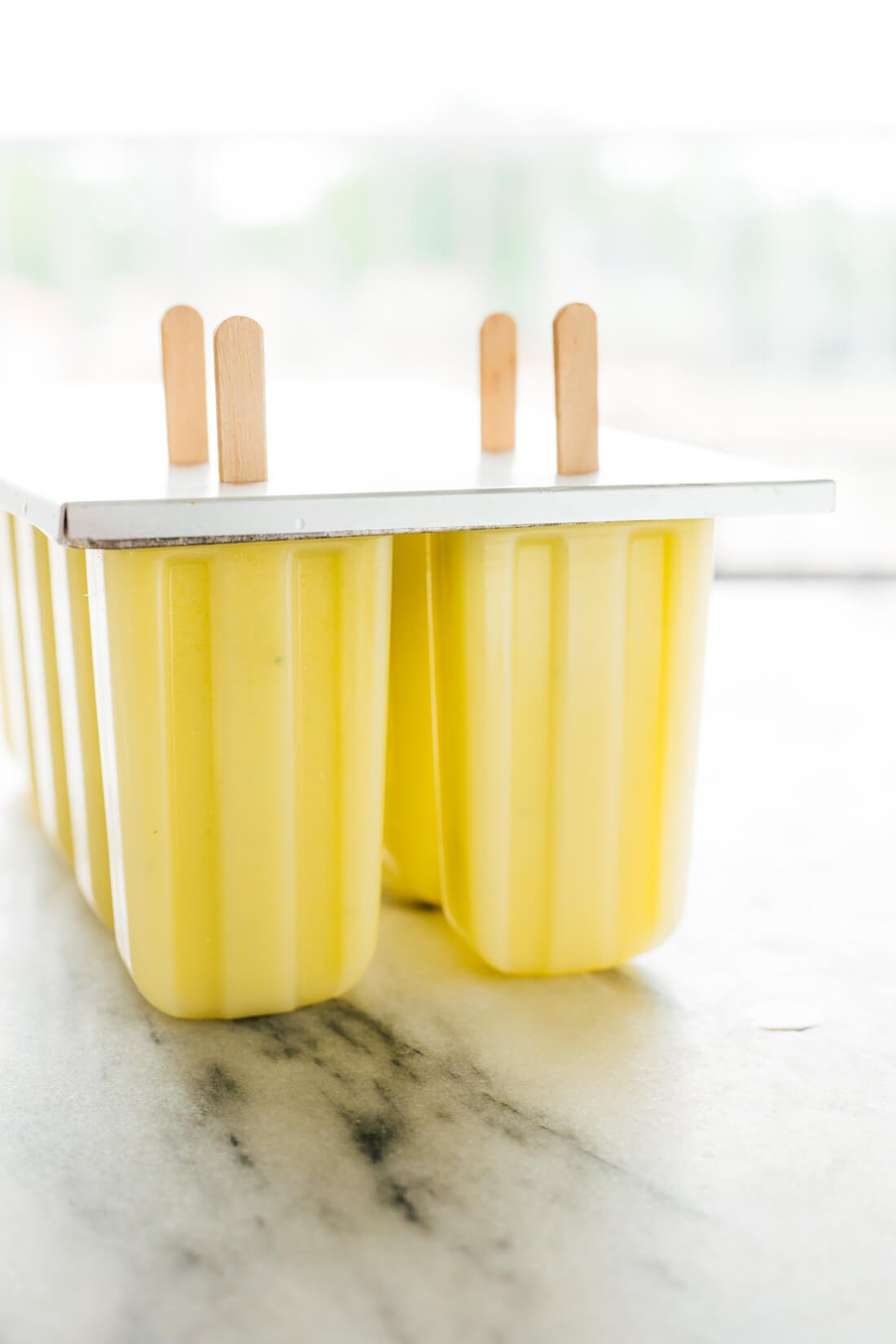 frozen pineapple mint ice pops recipe