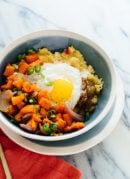 Goat Cheese Polenta with Roasted Vegetables