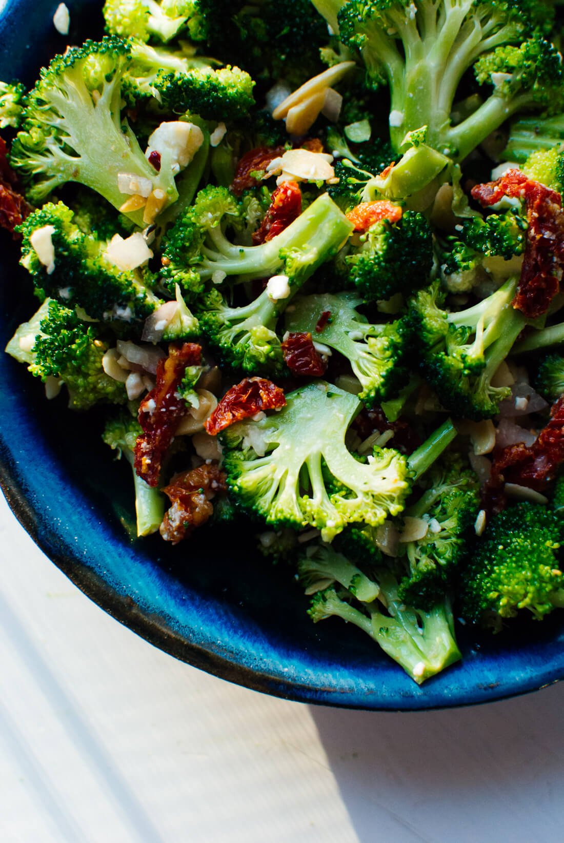 Simple and delicious Greek broccoli salad recipe