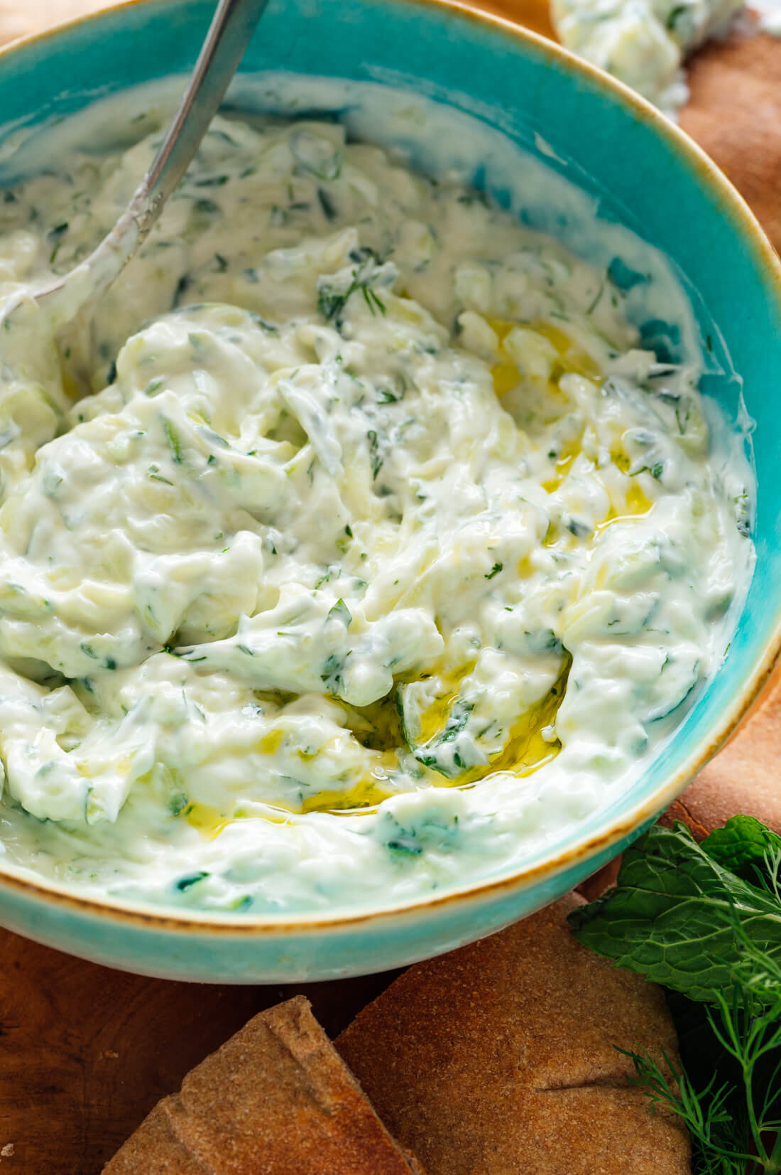 Greek cucumber yogurt sauce