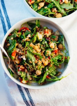 Greek farro salad recipe