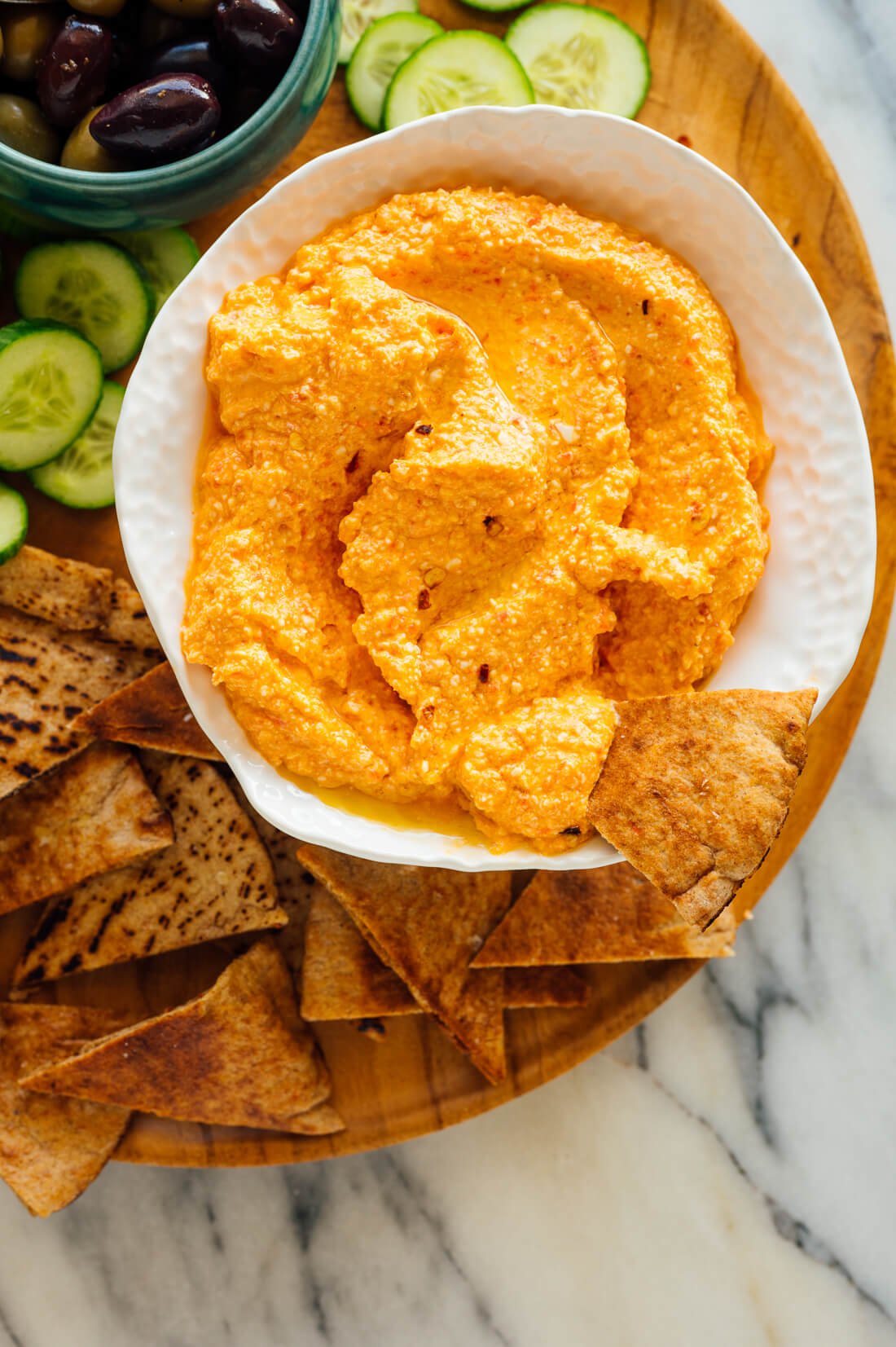 Greek red pepper feta dip recipe