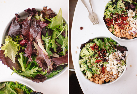 Greek salad ingredients