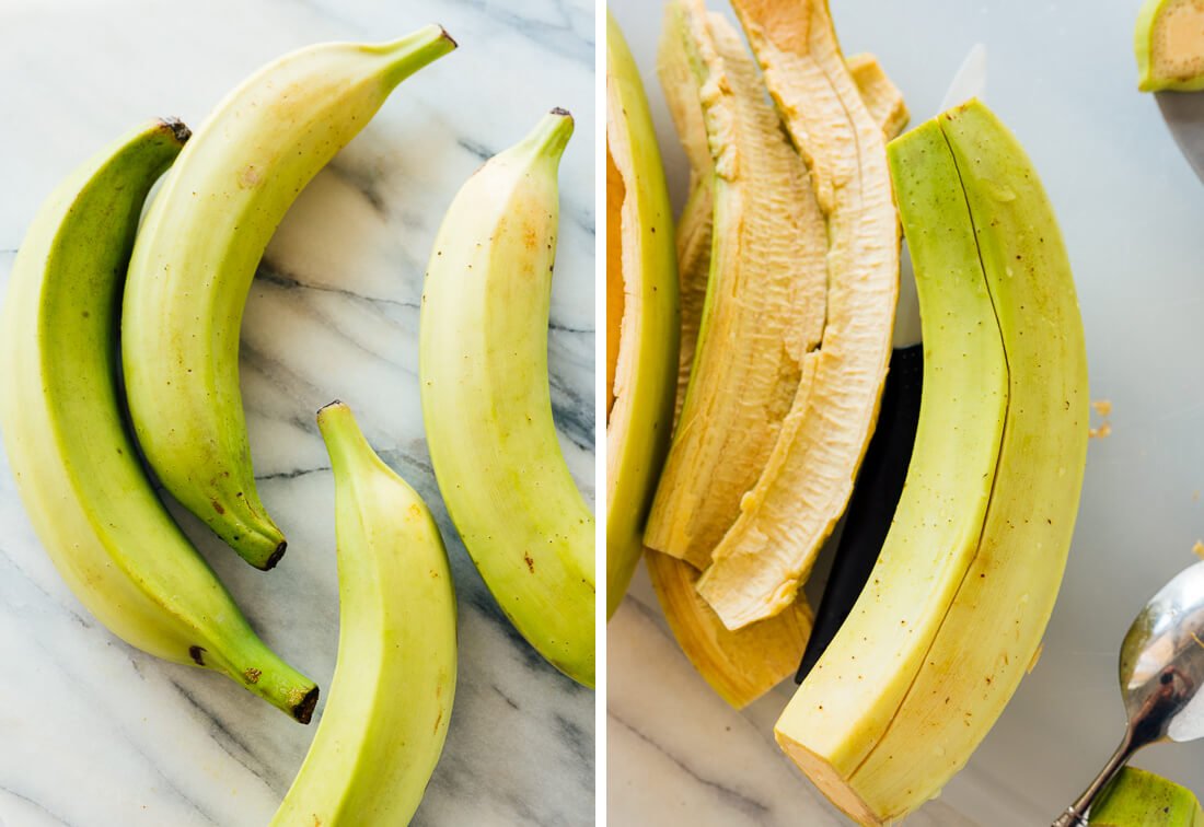 green plantains for tostones