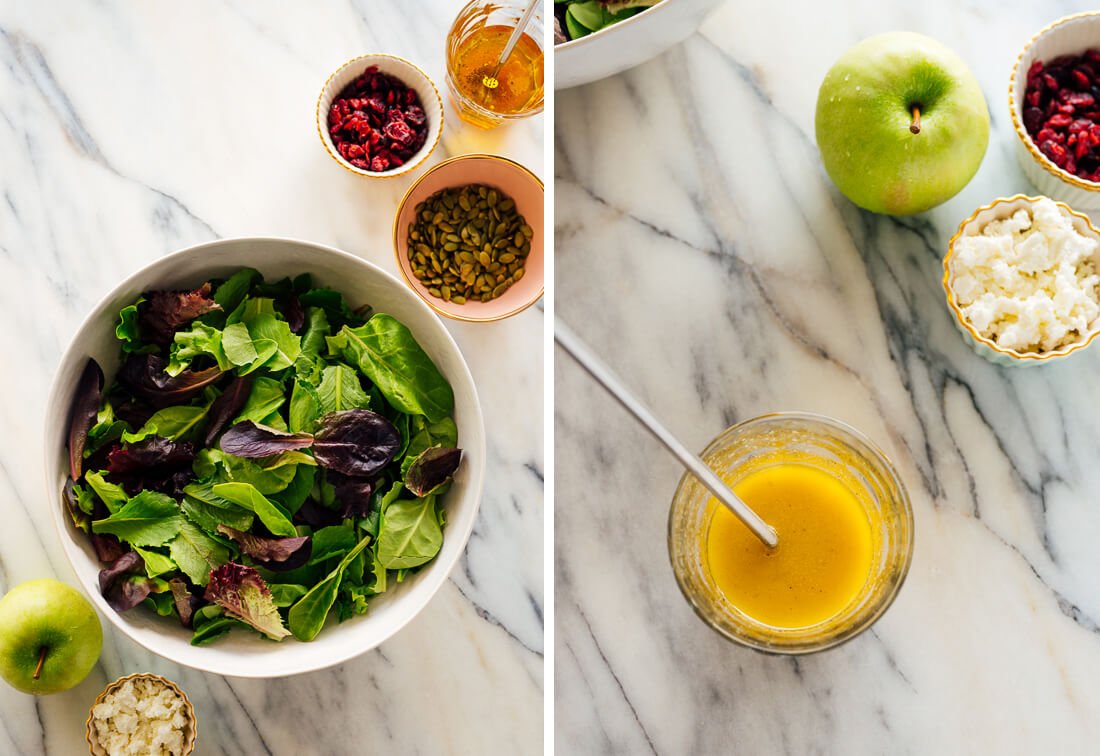 green salad ingredients