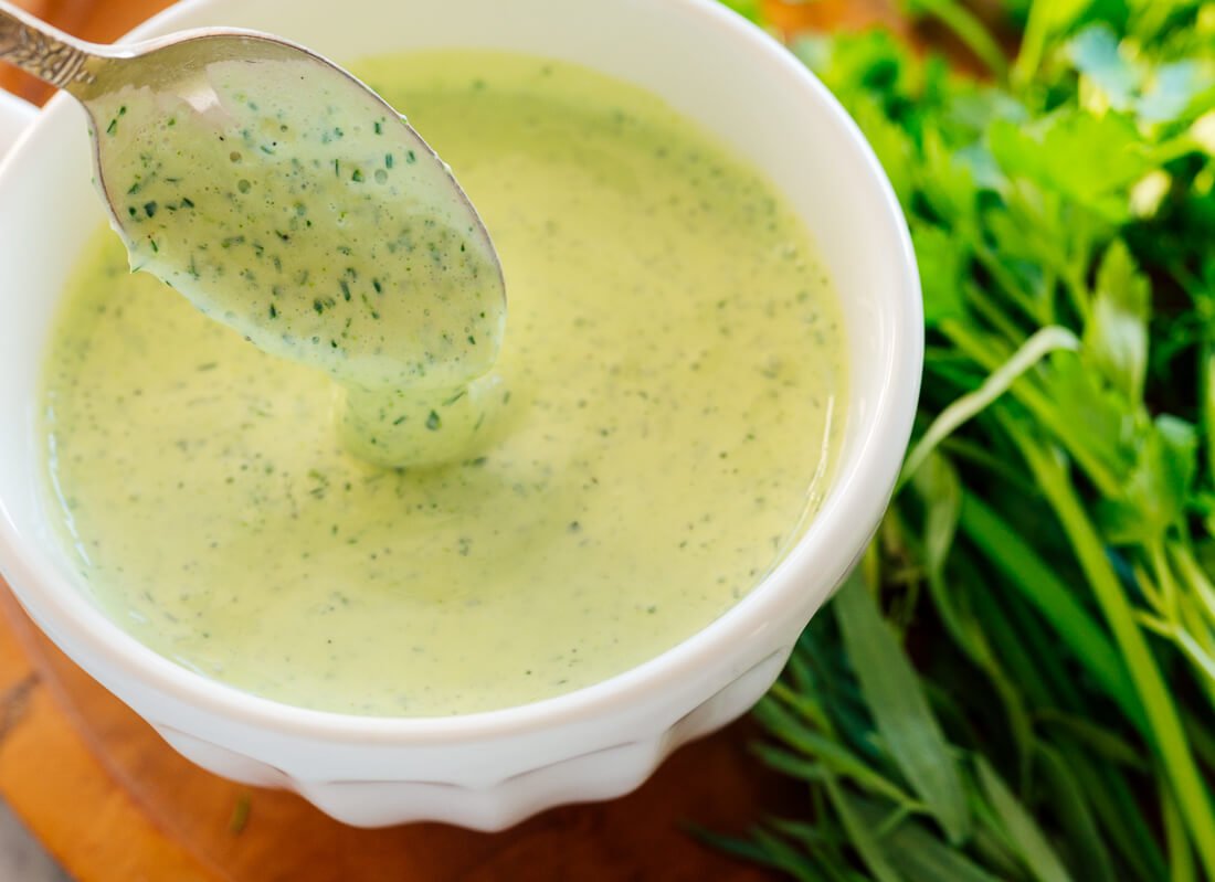 healthy green goddess dressing recipe