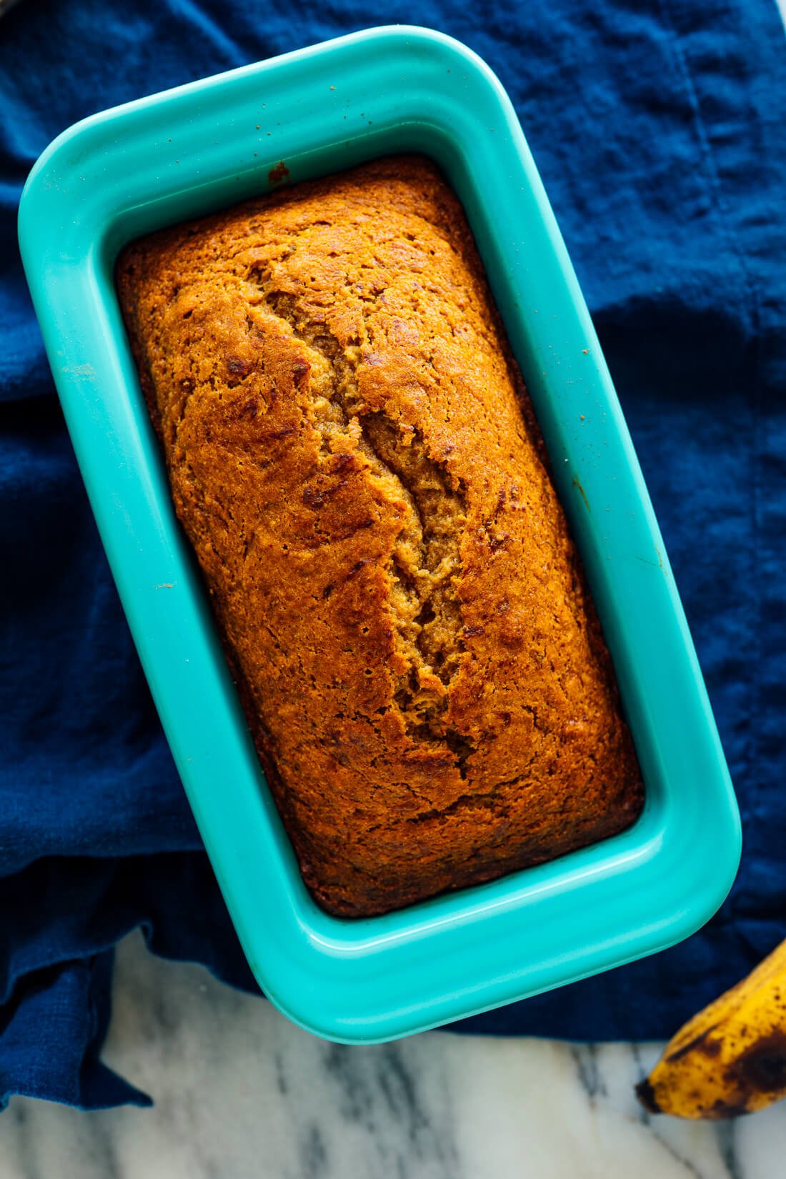 baked healthy banana bread