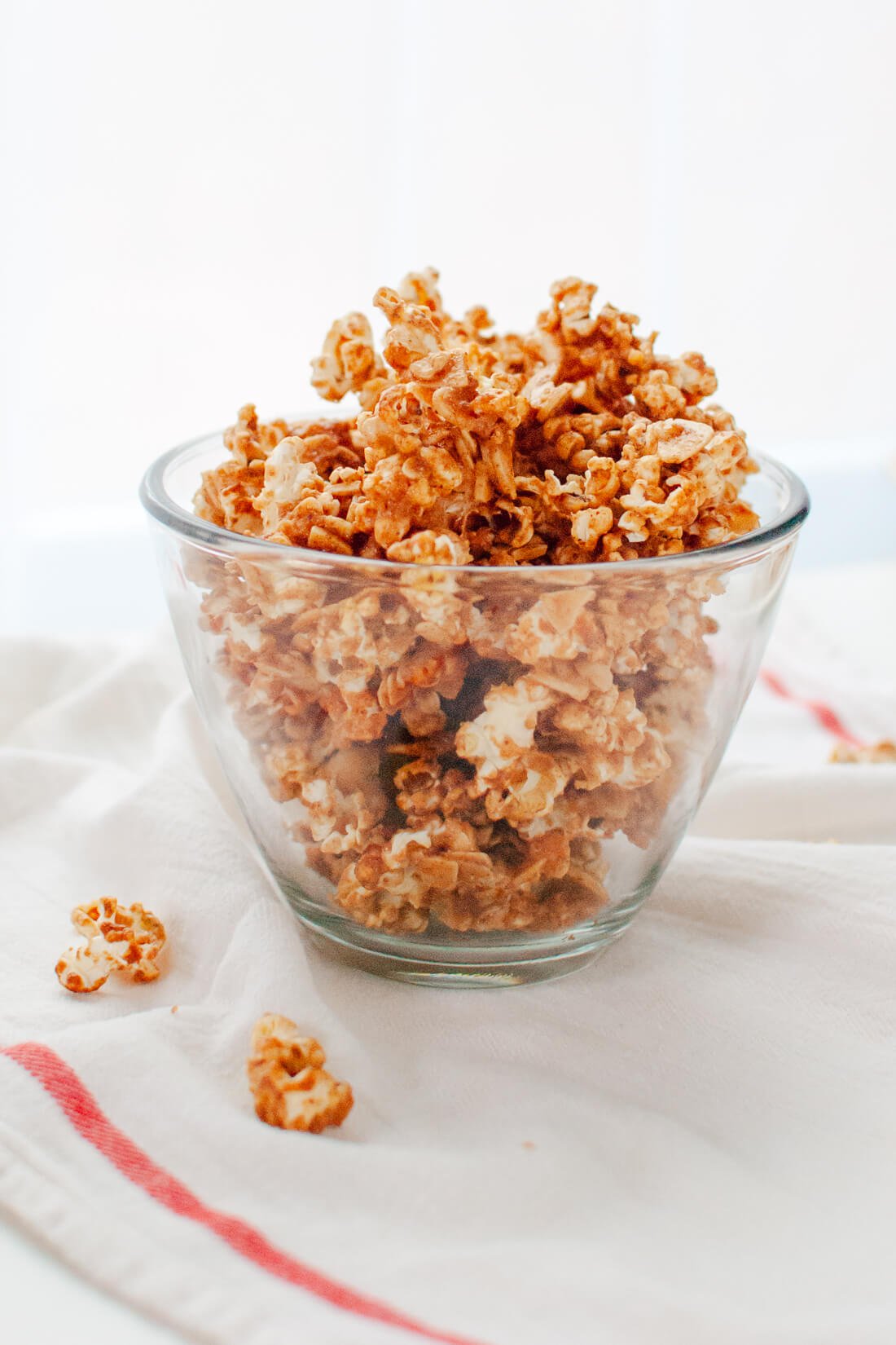 Maple almond caramel popcorn