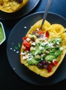 Mediterranean Spaghetti Squash Bowls